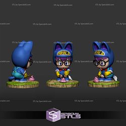 Arale Shit Diorama Sculptures 3D Printing