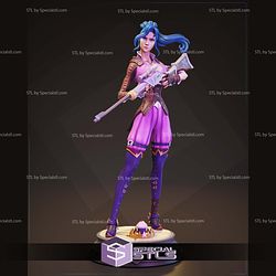 Caitlyn Arcane Sniper 1-6 Sculptures 3D Printing