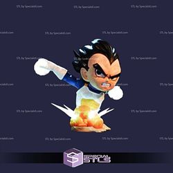 Dragon Ball Daima Vegeta Bust Sculptures 3D Printing