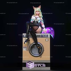 KDA Ahri PopStar Sculptures 3D Printing