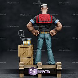 Popeye Realistic Sculptures 3D Printing