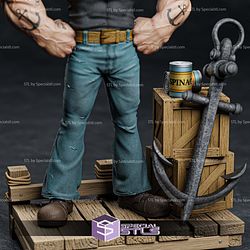 Popeye Realistic Sculptures 3D Printing