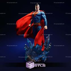 Superman Crystal Base Sculptures 3D Printing