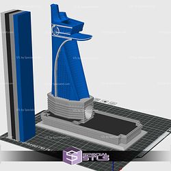 Avengers Dice Tower Color 3D Print