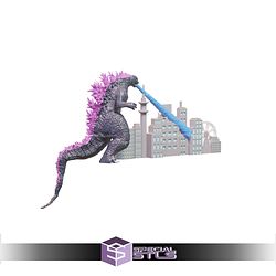 Basic STL Collection - Godzilla Door Frame Topper with 3mf Files