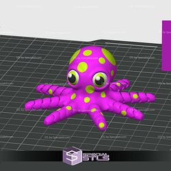 Basic STL Collection - Baby Octopus