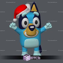 Christmas Bluey Color 3D Print