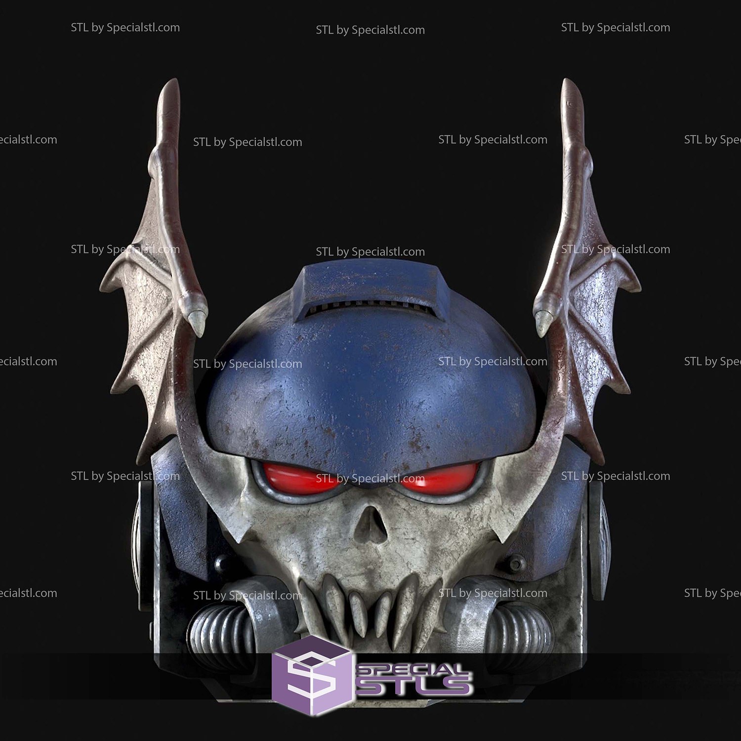 Cosplay STL Files Night Lords Chaos Marine Helmet SpecialSTL Cosplay STL Files Night Lords Chaos Marine Helmet SpecialSTL