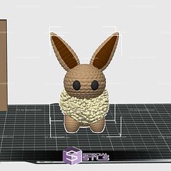 Crochet Eevee Color 3D Print