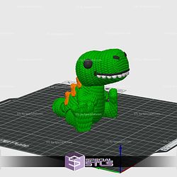 Crochet TRex Color 3D Print