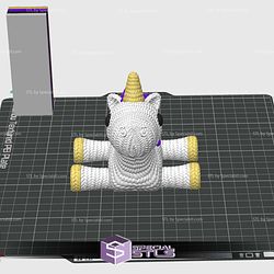 Crochet Unicorn Color 3D Print