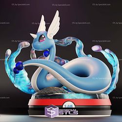 Dragonair Pokemon Diorama STL Files