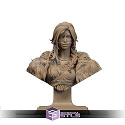 Freyja Fanart Bust Sculptures 3D Printing