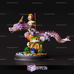 Goku Kid Purple Shenlong STL Files