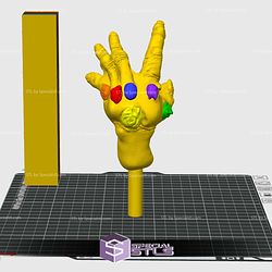 Infinity Strong Hand Color 3D Print