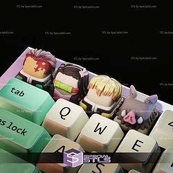 Keycap STL Collection - Demon Slayer