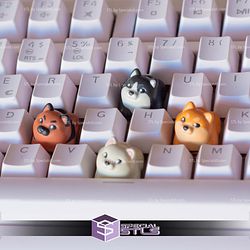 Keycap STL Collection - Doggie