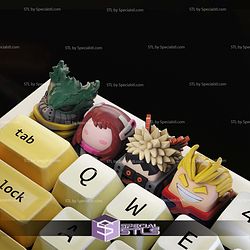 Keycap STL Collection - My Hero Academia