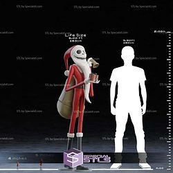 Life Size Christmas Jack Skellington STL Files