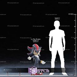 Life Size Shadow Sonic STL Files