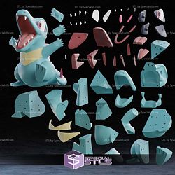 Life Size Totodile STL Files