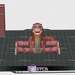 Little Foot From Land Before Time Color 3D Print