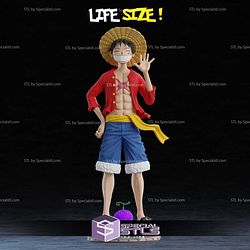 Life Size Monkey D Luffy STL Files