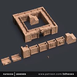 March 2021 3DHexes Miniatures