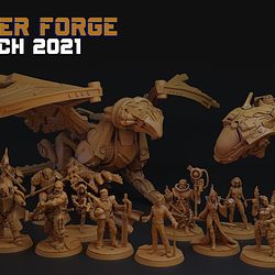 March 2021 Cyber Forge Miniatures
