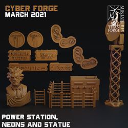 March 2021 Cyber Forge Miniatures