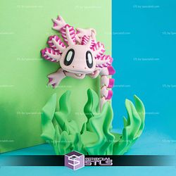 Basic STL Files - Flexi Axolotl