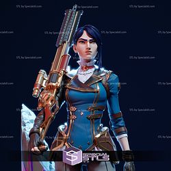 Caitlyn and Gun V2 3D Printer Files