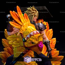 Cloud on Chocobo 1-6 3D Printer Files
