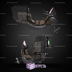 Darth Maul Bloodfin Speeder Bike 1-12 3D Printer Files