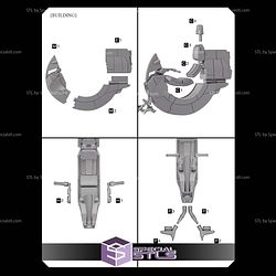 Darth Maul Bloodfin Speeder Bike 1-12 3D Printer Files
