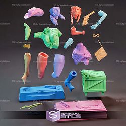 Harley Quinn Cowgirl 3D Printer Files