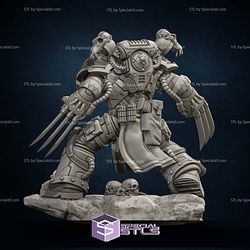 Imperial Marines Wolverine STL Miniatures