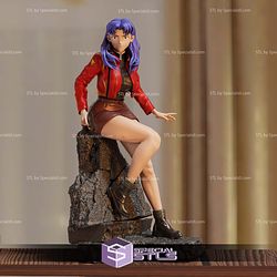 Misato Katsuragi Sitting 3D Printer Files