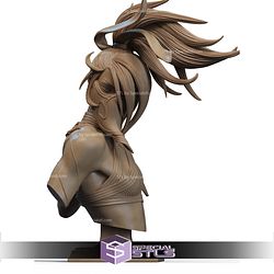 Akali League of Legends Weapon Bust 3D Printer Files