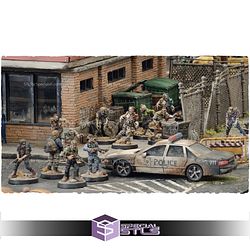 Apocalypse Dawn Gas Station Campaign STL Miniatures