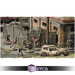 Apocalypse Dawn Gas Station Campaign STL Miniatures