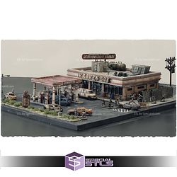Apocalypse Dawn Gas Station Campaign STL Miniatures