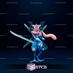 Ash Greninja Standalone Pokemon Digital STL Files