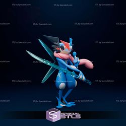 Ash Greninja Standalone Pokemon Digital STL Files