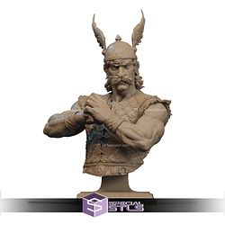 Asterix Realistic Bust Sculptures 3D Printing