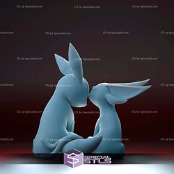 Basic Pokemon Collection - Umbreon and Espeon Love Statue
