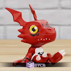 Basic STL - Guilmon Digimon