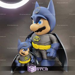 Basic STL Collection - Batman Mario