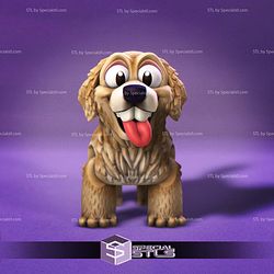 Basic STL Collection - Happy Dogs Golden Retriever