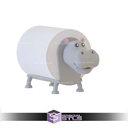 Basic STL Collection - Toilet Paper Hippo